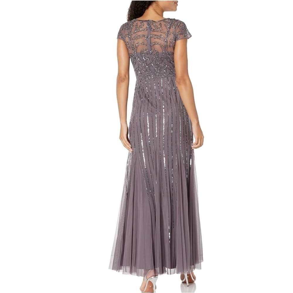✨ ADRIANNA PAPELL Beaded Dress✨ - Picture 2 of 8